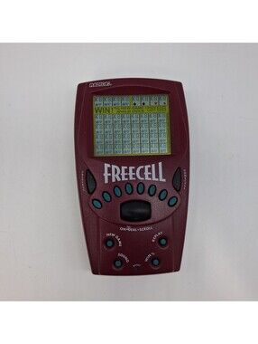 Vintage 1999 Radica FreeCell Solitaire Handheld Electronic Game Tested Working